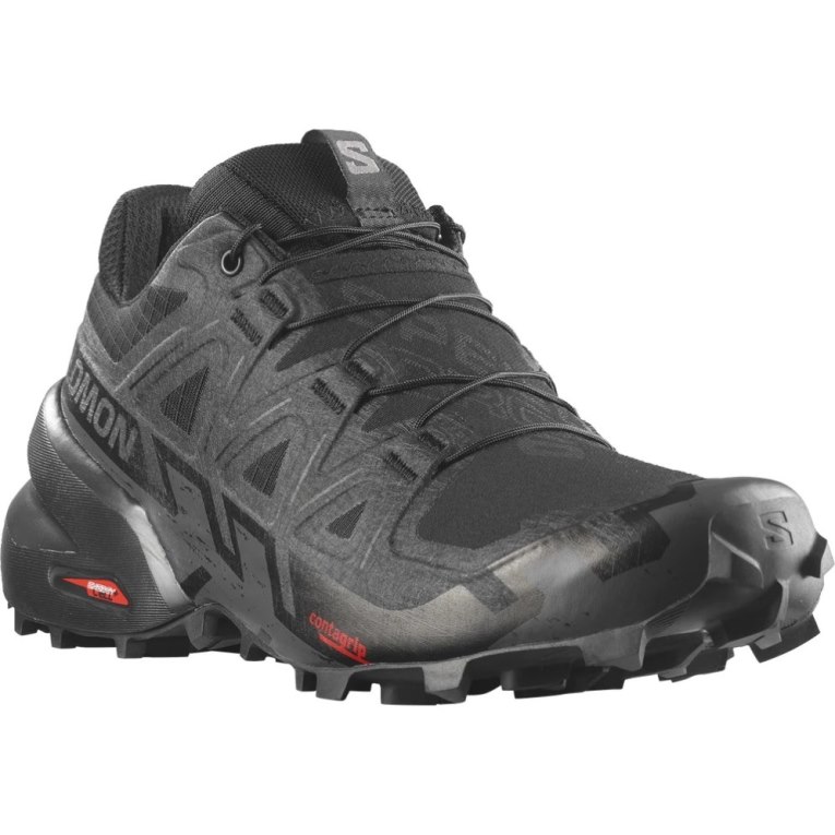 Black Salomon Speedcross 6 Women's Trail Running Shoes | PH 79156O